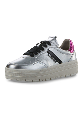 Tamaris Low Top Sneaker 1-23773-43 948 Damen Frauen Schuhe M2377343 Silber