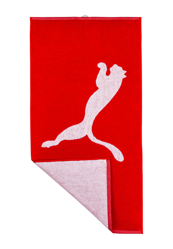 Puma Handtuch TEAM Towel Small Badetuch 50x100 rot 