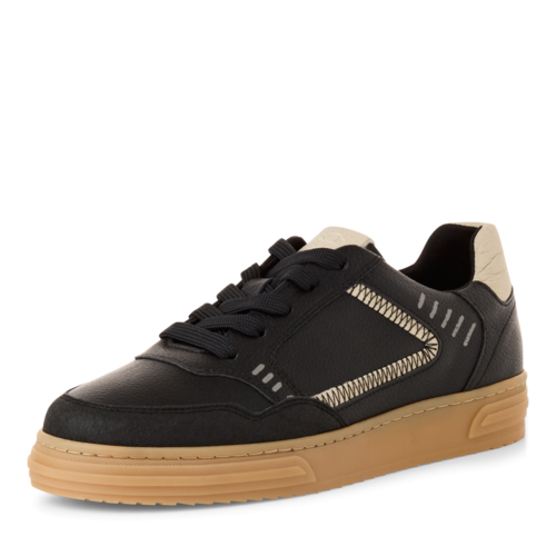 Tamaris Damen Low Top Sneaker Vegan Frauen Schuhe M2360143 Schwarz 