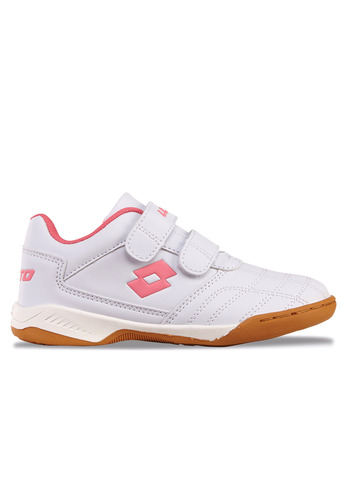 Lotto Schuhe PACER K Kinder Low Top Sneaker 2600110K Weiss/Pink