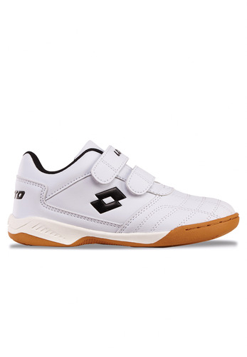 Lotto Schuhe PACER K Kinder Low Top Sneaker 2600110K Weiss/Black