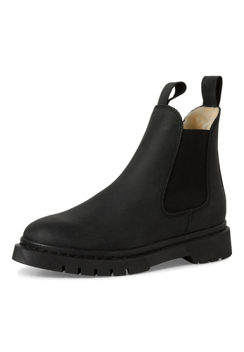 Tamaris Damen Stiefelette Boot Lederstiefel schwarz M26829