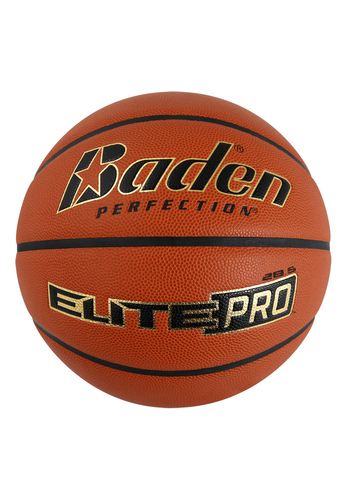 BADEN Basketball Elite Pro NFHS Spiel- Trainingsball Indoor Outdoor Gr. 6