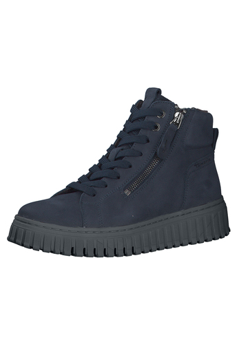 Tamaris Damen Lederstiefelette navy M2520643