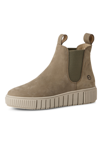 Tamaris Damen Chelsea Boot Lederstiefel Stiefelette Frauen Leder M25403 salbei