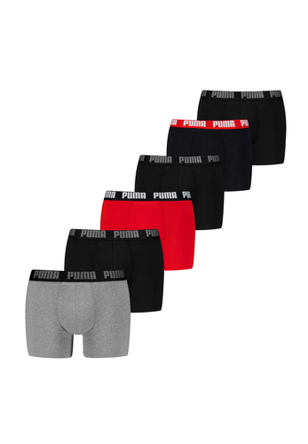 PUMA Basic EVERYDAY Herren Boxershorts Unterhose 6er-Pack