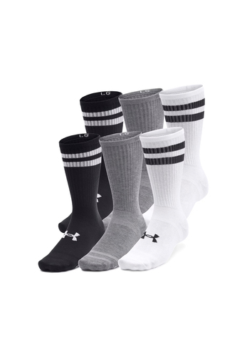 6 Paar Under Armour Essential Crew Sport Socken Unisex   