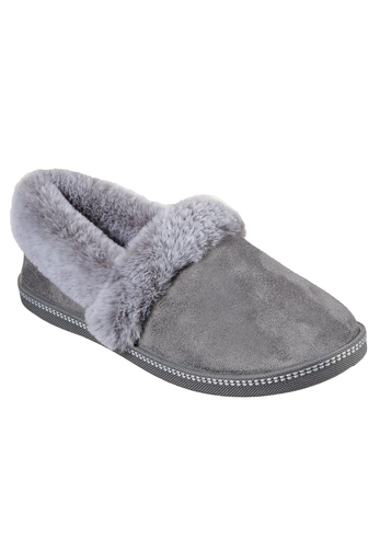 Skechers Damen Cozy Campfire - TEAM TOASTY Hausschuhe Pantoffeln 32777 Grau 