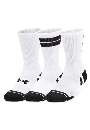 3 Paar Under Armour Performance Tech Crew Sport Socken Unisex    