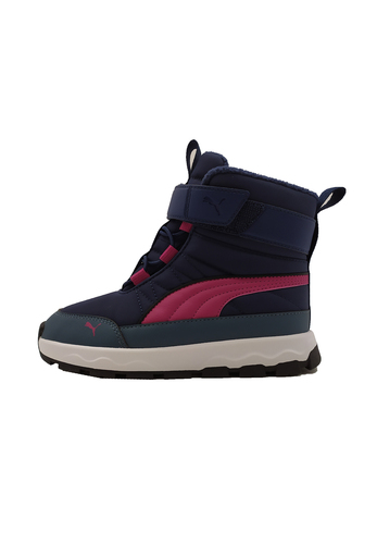 Puma Evolve Boot  AC+PS Unisex Kinder Sneaker gef�ttert blau 392645 06  