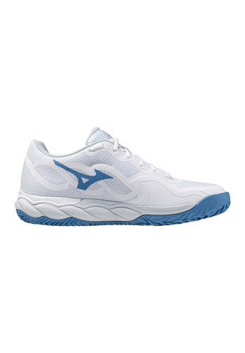 Mizuno WAVE ENFORCE COURT CC Tennisschuhe Damen Sandplatz 61GC243603 wei� 