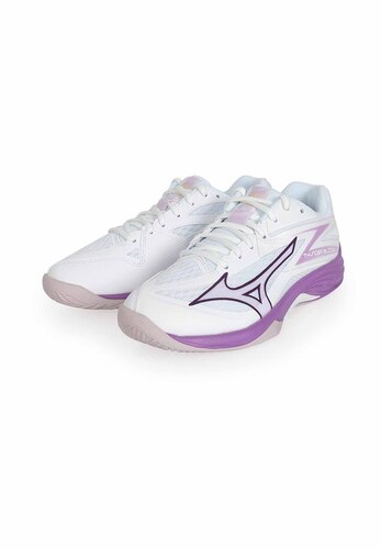 Mizuno THUNDER BLADE Z Damen Volleyball Indoor Hallenschuh V1GC237010 wei�/lila