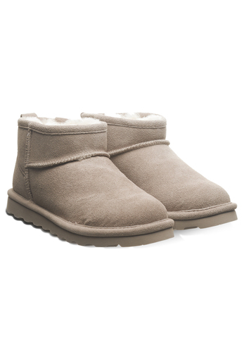 BEARPAW Shorty Damen Winterstiefelette Lammfellstiefel Boots 2860W 500 Mushroom
