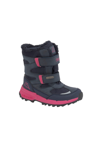 Kappa Unisex Kinder Stiefel Winterschuh gef�ttert Jugendliche 260903T Navy/Pink 