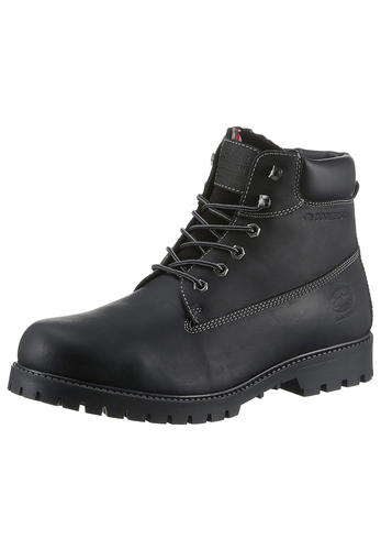 Dockers by Gerli Herren Leder Boots 53AX103 400100 Stiefel gef�ttert schwarz