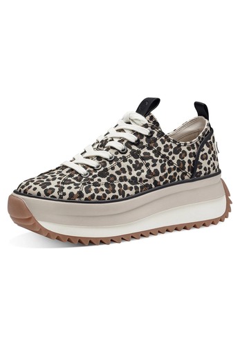 Tamaris Damen Sneaker 1-23731-41 360 Damen Low Top Vegan M2373141 Leopard 