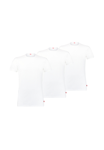 Levis Herren T-Shirt 3-er Pack Men Herren Unterhemd Rund-Ausschnitt