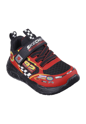 Skechers SKECH TRACKS Tracking Kinder Jungen Sneakers 402303N Schwarz/Rot