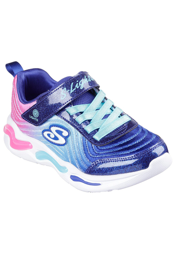 Skechers S Lights Wavy Beams OMBRE EXPRESS Sneakers  Schuhe  302327L NVMT  