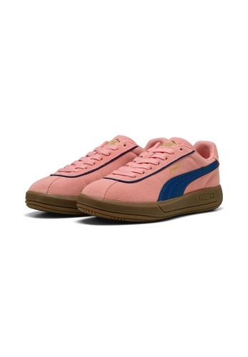 Puma S Club Klassika SD Damen 400718 04 Pink Fruit-Blazing Blue-Gold 
