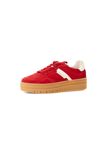 Tamaris Low Top Sneaker 1-23773-43 590 Damen Frauen Schuhe M2377343 rot 
