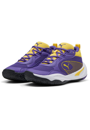 Puma PLAYMAKER PRO JR Unisex Kinder Sneaker Sportschuh 310370 09 violet 