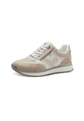 Tamaris Damen Low Top Sneaker 1-23726-43 484 Frauen M2373943 Beige