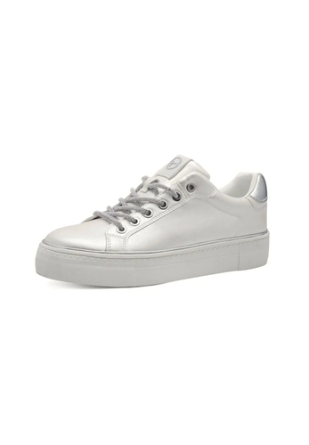 Tamaris Damen Sneaker 1-23751-44 101 Frauen Low Top Schuhe Vegan M2375144 White Pearl 