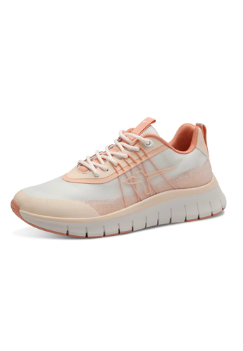 Tamaris Damen Sneaker 1-23767-44 634 Frauen Low Top Schuhe Vegan M2376744 Peach 