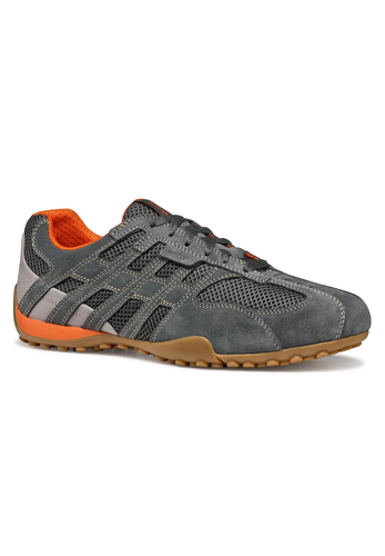 Geox U Snake Original A -  Herren Leder Sneaker U55MNA  C1006 Grey