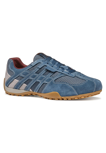 Geox U Snake Original A -  Herren Leder Sneaker U55MNA  C4348 Lt Avio