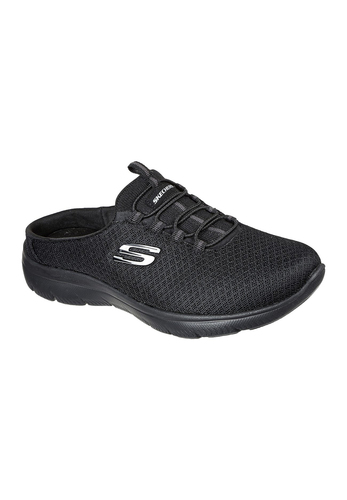 Skechers SUMMITS SWIFT STEP Schlupfschuh Schlappen Sneakers Damen 149529 BBK Black 