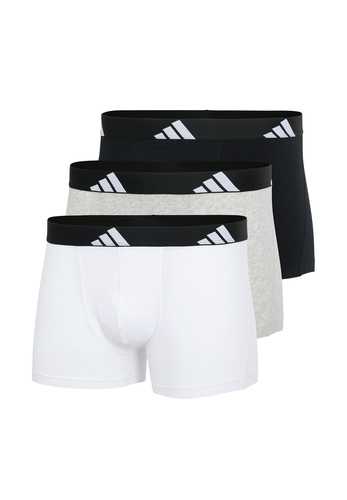 Adidas Basic Boxer Trunk Men Herren Unterhose Shorts Unterw�sche 3er Pack