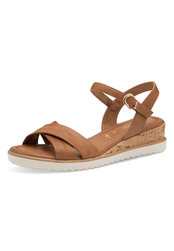 Tamaris Sandalette 1-28106-42 305 Damen Frauen Schuhe Vegan M2810642 braun 