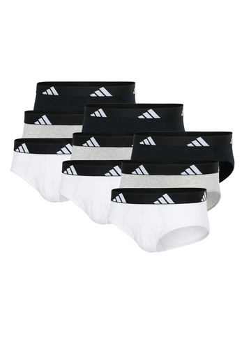Adidas Basic Brief Men Herren Unterhose Slip Unterw�sche 9er Pack