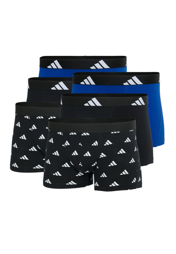 Adidas Basic Boxer Trunk Men Herren Unterhose Shorts Unterw�sche 6er Pack