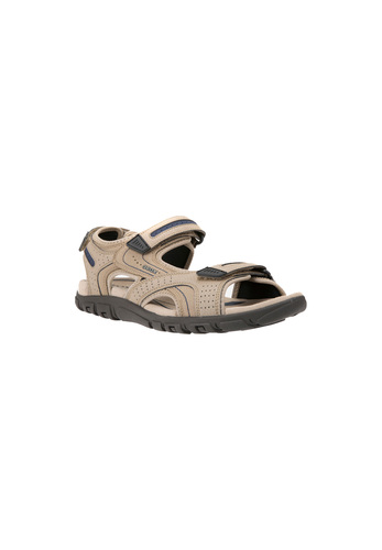 Geox UOMO SANDAL STRADA Herren Sandale U82240 050AU C0829 Sand/Navy 