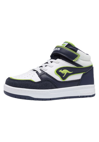 KangaROOS K-CP Dunkin Mid EV High-Top Kinder Unisex Sneaker 10267 wei�/blau 