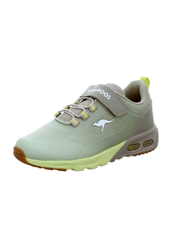 KangaROOS KX-BASES EV Sneaker Kinder Schuhe Unisex 10290 000 8066 gr�n/Grau