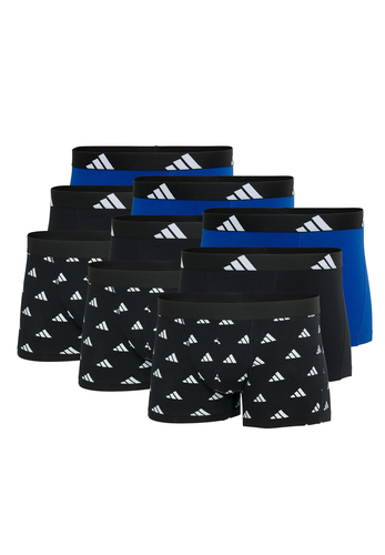 Adidas Basic Boxer Trunk Men Herren Unterhose Shorts Unterw�sche 9er Pack
