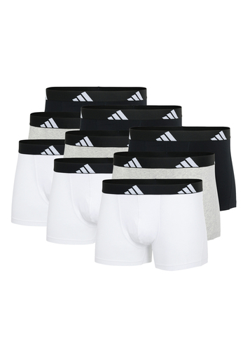 Adidas Basic Boxer Trunk Men Herren Unterhose Shorts Unterw�sche 9er Pack