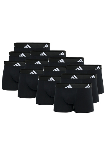 Adidas Basic Boxer Trunk Men Herren Unterhose Shorts Unterw�sche 12er Pack