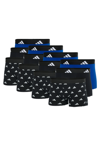 Adidas Basic Boxer Trunk Men Herren Unterhose Shorts Unterw�sche 12er Pack