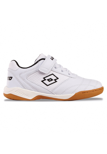 Lotto Schuhe WHIZZER K Kinder Low Top Sneaker 2600120K Weiss/Schwarz 