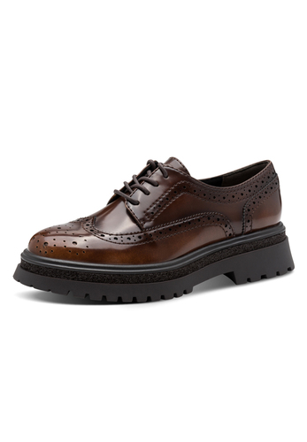 Tamaris Damen Halbschuh 1-23619-45 311 Frauen Schn�rschuh M2361945 braun