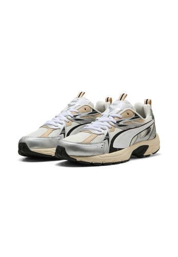 Puma Milenio tech Sneaker Sportschuhe Schuhe Unisex 402623 03 beige/silber 