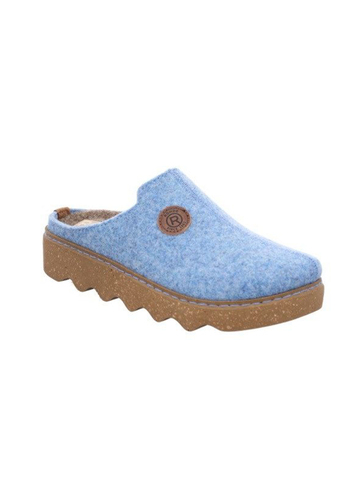 Rohde Easy N 35 Clogs Damen Hausschuhe Pantolette blau Filz 6120 51 navi 