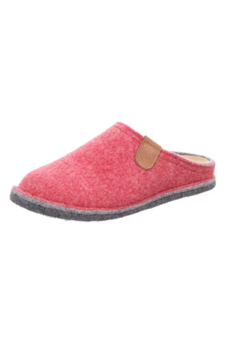 Rohde CALMYS N 15 Clogs Damen Hausschuhe Pantolette Filz 6820 42 rot 
