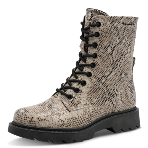 Tamaris Damen Stiefel Boots 1-25918-43 483 vegan M2590841 Beige Snake