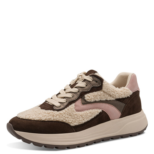 Tamaris Damen Sneaker Low 1-23795-45 368 Frauen M2379545 Mocca/Rose